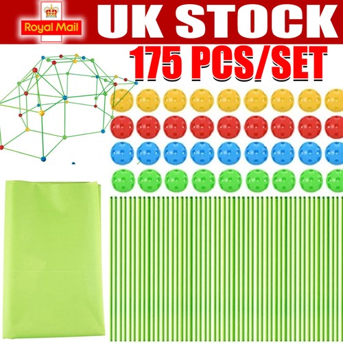 175pcs kids construction fort - 175pcs,