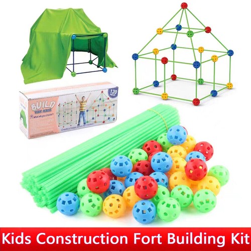 175pcs kids construction fort - kids,