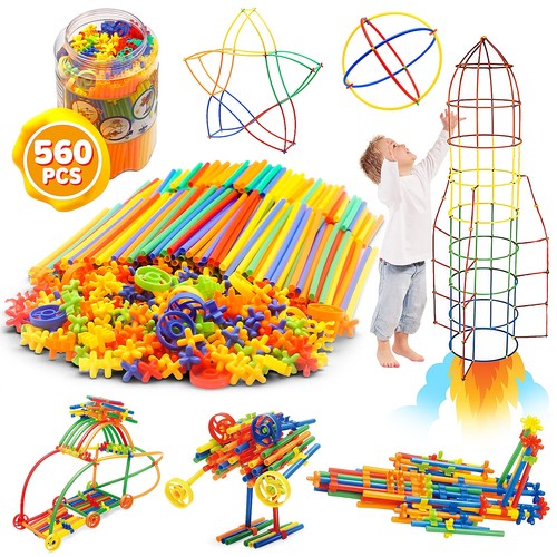 560 pieces construction straws - 560,
