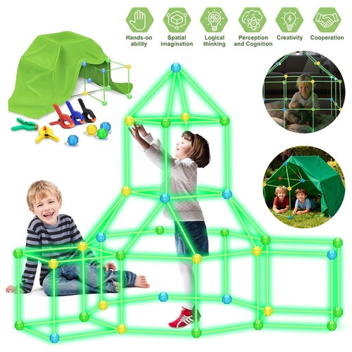 Glow the dark fort building - dark,