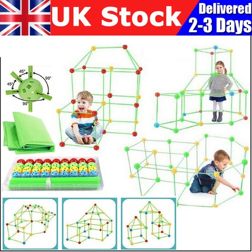 175pcs kids construction fort - 175pcs,