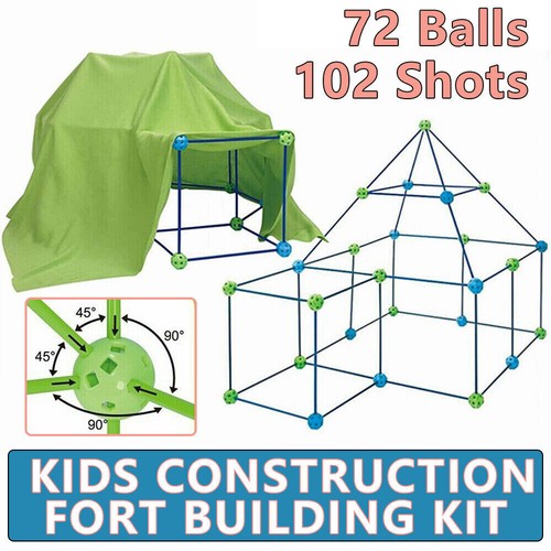 175pcs kids construction fort - 175pcs,