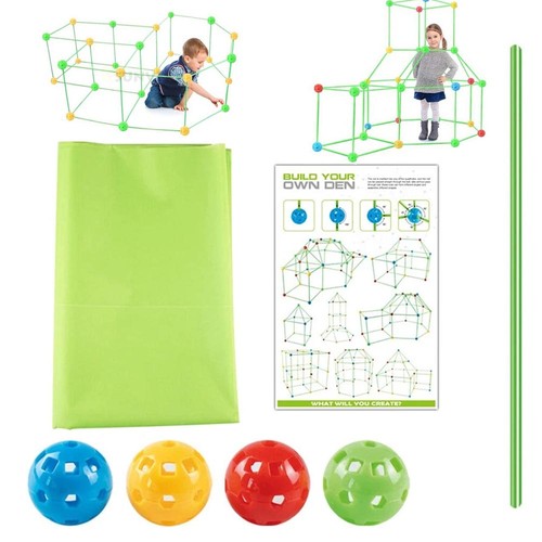 175pcs diy fort building - diy,